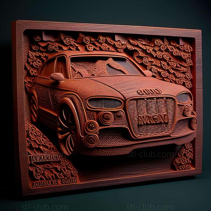 3D мадэль Audi RS4 (STL)